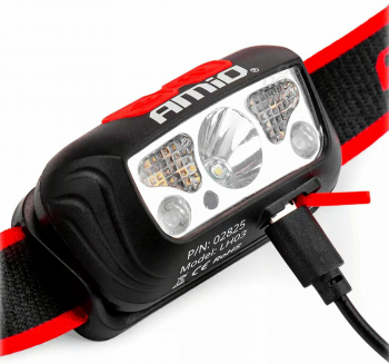 Світлодіодний ліхтар Amio налобний LH03 02825 (5903293028254) | Фото 6