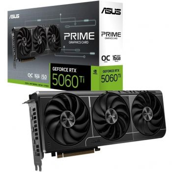 Відеокарта ASUS GeForce RTX 5060 Ti 16 GB GDDR7 OC PRIME (90YV0MH2-M0NA00) | Фото 1