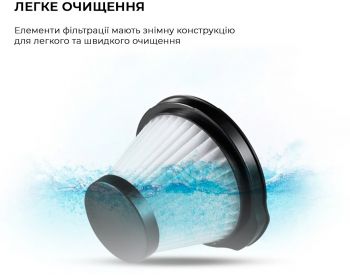 Ручний пилосос Deerma Corded Hand Stick Vacuum Cleaner (DX115C) Ручний пилосос Deerma Corded Hand Stick Vacuum Cleaner (DX115C) | Фото 9