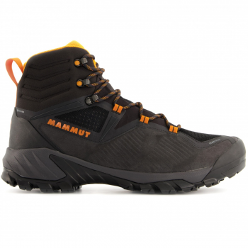 Черевики чоловічі Mammut Sapuen High GTX 3030-04241 43 1/3 (9 UK) чорні/жовті (7619876167262) | Фото 1