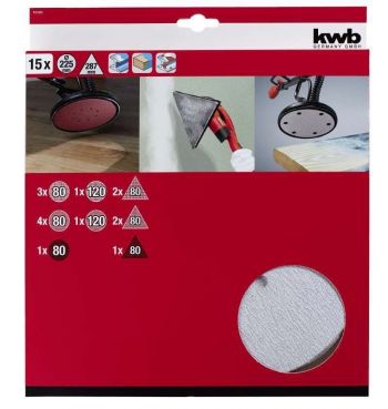 Набір шліф. паперу EINHELL 225мм, 15шт (491065) | Фото 2