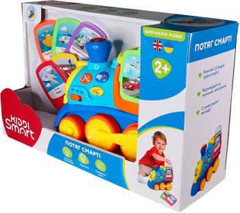 Купить игрушку музыкальную и развивающую Інтерактивна двомовна іграшка KIDDI SMART ПОЇЗД СМАРТІ (українська та англійська) (4231T-KS) | Фото 4