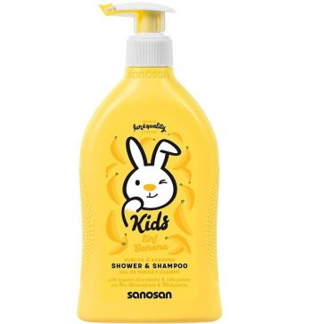 Sanosan KIDS Дитячий шампунь-гель для душу Sanosan KIDS Дитячий шампунь-гель для душу