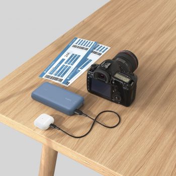 Портативний акумулятор BELKIN 20000mAh, 30W USB-C Blue (BPB024HQBL) | Фото 9