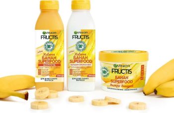 Шампунь Garnier Fructis Банан суперфуд живлення Для дуже сухого волосся 350мл (3600542290609) | Фото 8