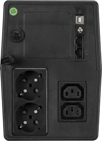 ДБЖ FSP iFP2000, 2000VA/1200W, LCD, RJ45, USB, 2xSchuko + 2xIEC (PPF12A1607) Купить источник бесперебойного питания (ИБП) ДБЖ FSP iFP2000, 2000VA/1200W, LCD, RJ45, USB, 2xSchuko + 2xIEC (PPF12A1607) | Фото 3