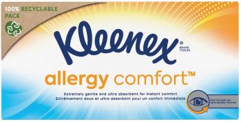 Серветки косметичні KLEENEX Allergy Comfort 3 шари 56 шт (5029053577210) | Фото 2