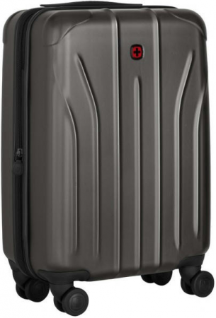 Валіза WENGER, Oryson, мала, пластик, 4 колеса, сірий (653208) | Фото 3
