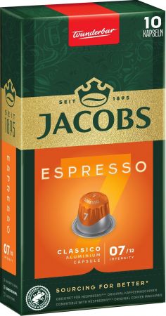 Кава Jacobs капсули Espresso Classico, купаж арабіка / робуста, 10шт, Nespresso (8711000371176) | Фото 2