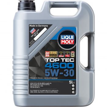 Олива моторна Liqui Moly TOP TEC 4600 5W-30, 5л (69001134054) | Фото 1