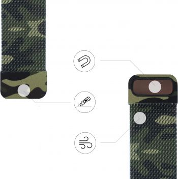 Ремінець ArmorStandart Milanese Loop для APPLE Watch 42 (Series 10)/41/40/38 Military Green (ARM5295 | Фото 2