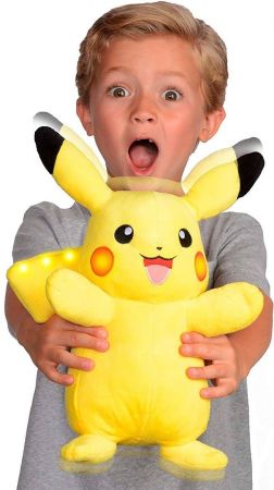 Інтерактивна м'яка іграшка Pokemon - ПІКАЧУ (світло, звук, 25 см) (97834) Інтерактивна м'яка іграшка Pokemon - ПІКАЧУ (світло, звук, 25 см) (97834) | Фото 2