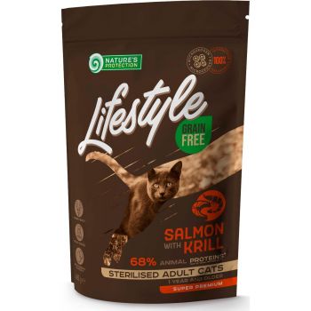 Сухий корм для котів Lifestyle Grain Free Sterilised Adult з лососем 400г (NPLS45798) Сухий корм для котів Lifestyle Grain Free Sterilised Adult з лососем 400г (NPLS45798) | Фото 2