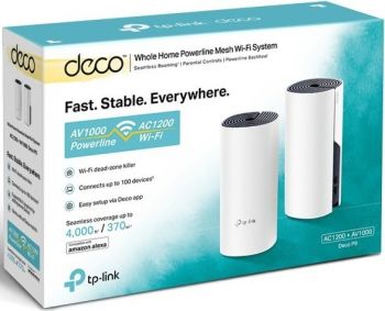 Маршрутизатор TP-LINK DECO P9 2PK AC1200+AC1000 2xGE LAN/WAN Powerline MESH (DECO-P9-2-PACK) | Фото 5