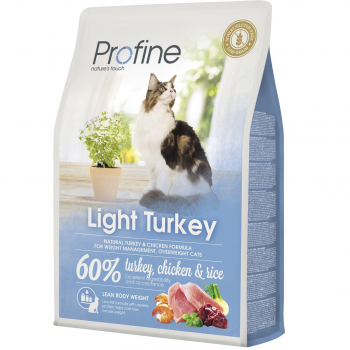 Сухий корм для котів з зайвою вагою Profine Light з індичкою та куркою 2 кг (8595602517794) | Фото 1