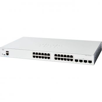 Комутатор Cisco CATAlyst 1200 24-port GE, PoE, 4x1G SFP (C1200-24P-4G) | Фото 1