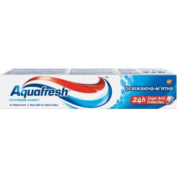Зубна паста Aquafresh Освіжаюча-м'ятна 50мл (5054563195982) | Фото 1