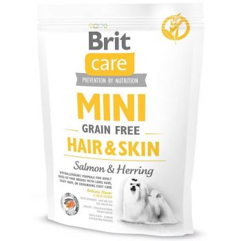 Brit Care Mini Grain Free Hair & Skin 400г (8595602520237) | Фото 1