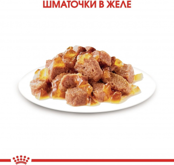 Вологий корм для котів Royal Canin Sterilised шматочки в желе 85г | Фото 5