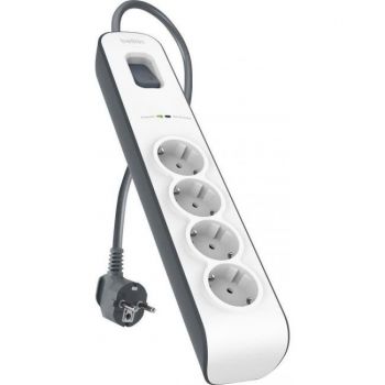 Мережевий фільтр BELKIN 2м, 4 розетки, 525 Дж, UL 500 В (BSV400vf2M) | Фото 1