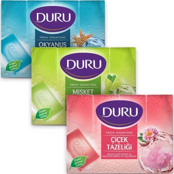 DURU Fresh Sensations Квіткова Хмара екопак 4*150г (8690506494582) | Фото 4