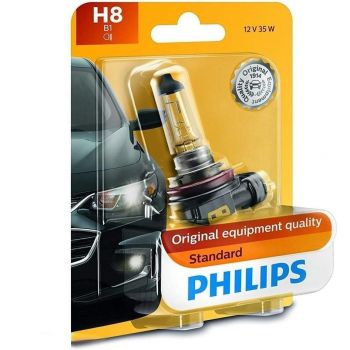 Лампа Philips галогенова 12V H8 35W Pgj19-1 (PS_12360_B1) | Фото 1