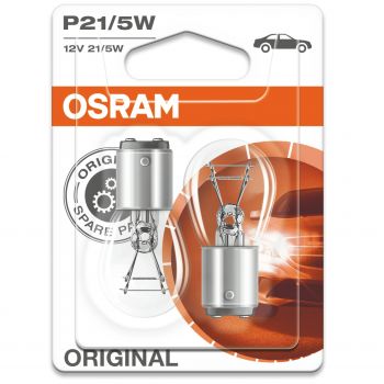 Лампа Osram розжарювання 12V P21/5W 21/5W Bay15D Original Line (2шт) (OS_7528-02B) | Фото 1