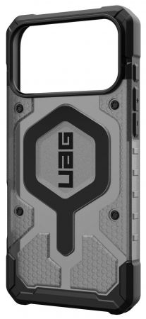 Чохол UAG для iPhone 17 Pro Max Pathfinder Clear MagSafe Ash/Black (114552113140) | Фото 13