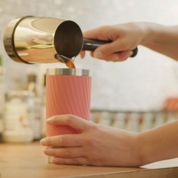 Термочашка Tefal Travel Mug Classic Twist, 360мл, нержавіюча сталь, кораловий (N2024410) | Фото 11