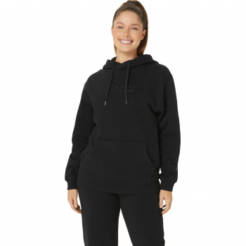 Кофта Asics ( 2032C845 ) ASICS LOGO OTH HOODIE 2024 PERFORMANCE BLACK M чорний (4550457396295) | Фото 1