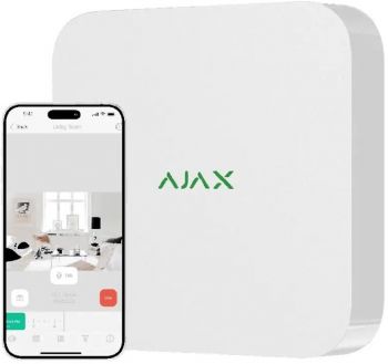 Мережевий відеореєстратор Ajax NVR, 8 каналів, jeweller, білий (000034516) | Фото 2