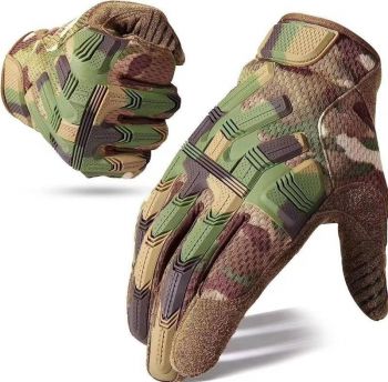 Тактичні рукавички 2E, Full Touch, L, камуфляж (2E-TACTGLOFULTCH-L-MC) | Фото 1