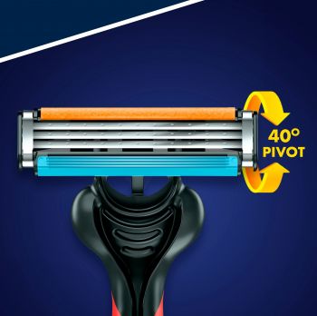Бритва без змінних картриджів Gillette Blue 3 Nitro, 6шт (7702018362585) | Фото 3