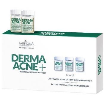 Сироватка-концентрат нормалізувальна проти акне Farmona DermaAcne+ 5мл*5шт | Фото 1