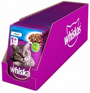 WHISKAS тунець в желе 85 г (5900951302381) WHISKAS тунець в желе 85 г (5900951302381) | Фото 2