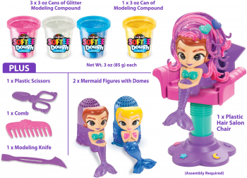 Тісто для ліплення Cra-Z-Art Салон краси Блискуча русалка, набір 10од (66606CRA) Тісто для ліплення Cra-Z-Art Салон краси Блискуча русалка, набір 10од (66606CRA) | Фото 6