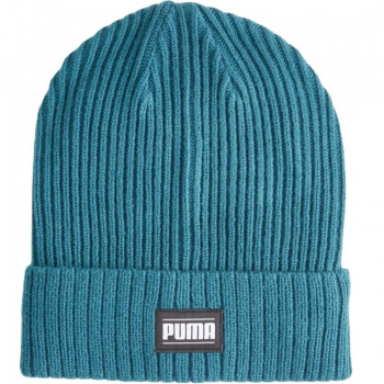 Шапка Puma Ribbed Classic Cuff Beanie 024038-11 Adult зелена | Фото 1