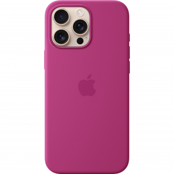 Чохол APPLE для iPhone 16 Pro Max Silicone Case with MagSafe Fuchsia (MYYX3ZM/A) | Фото 1