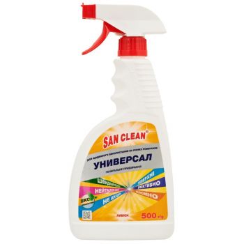 San Clean генеральне прибирання лимон 500 г розпилювач (4820003543009) | Фото 1