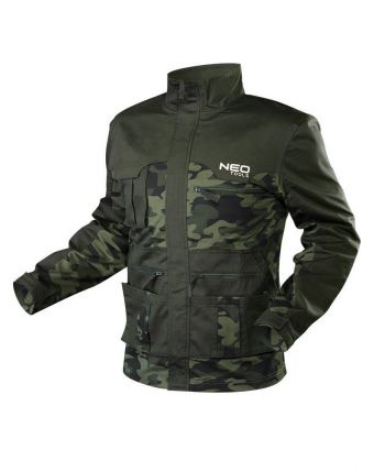 Купить спецодежду для строительных работ NEO Рабочая куртка CAMO, размер XL/54 (81-211-XL) | Фото 1