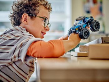 Купить конструктор Конструктор LEGO City Синя вантажівка-монстр (60402) | Фото 5