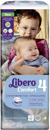 Підгузки LIBERO Comfort 4 (7-11 кг), 50 шт (7322541756844) | Фото 6