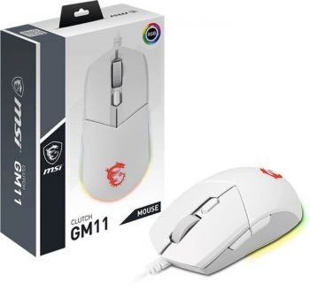 Ігрова миша MSI Clutch GM11 WHITE GAMING Mouse (S12-0401950-CLA) | Фото 5