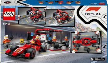 Конструктор LEGO City Піт-стоп і піт-екіпаж F1 з болідом Ferrari (60443) | Фото 9