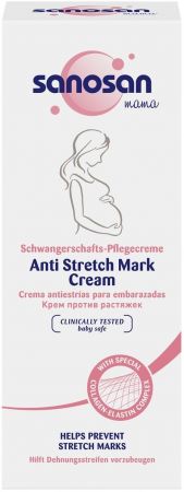 Крем проти розтяжок Sanosan Mama для вагітних 200 мл (4003583207190) | Фото 2