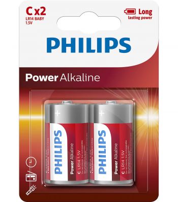PHILIPS Power Alkaline C BLI 2 (LR14P2B/10) | Фото 2
