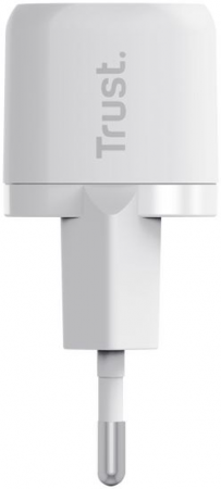 Мережевий зарядний пристрій TRUST Maxo 20W USB-C PD White (25205_TRUST) | Фото 6