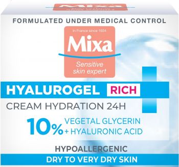 Крем MIXA Hyalurogel для дуже сухої чутливої шкіри обличчя 50 мл Крем MIXA Hyalurogel для дуже сухої чутливої шкіри обличчя 50 мл | Фото 2