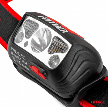 Світлодіодний ліхтар Amio налобний LH03 02825 (5903293028254) | Фото 5