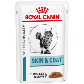Вологий корм для котів Royal Canin Skin&Coat при дерматозах та надмірному випаданні вовни 85г | Фото 1